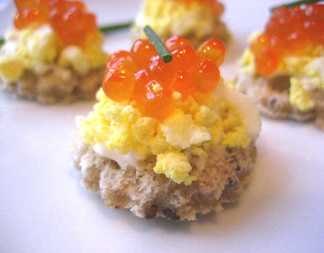 Salmon Roe Appetizer